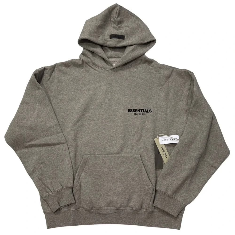 Fear of God Essentials Pacsun Hoodie Dark Oatmeal‎   - Small